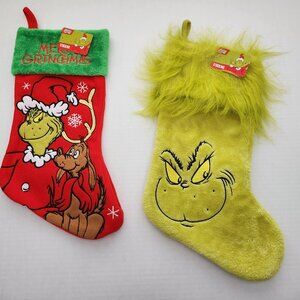 Set of 2 Grinch Stocking